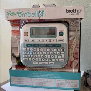 Brother P-touch Embellish Ribbon & Tape Label Printer Machine